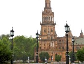 Sevilla, Torre, Plaza, Espana