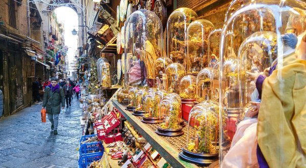 Mercado de navidad de Nápoles
