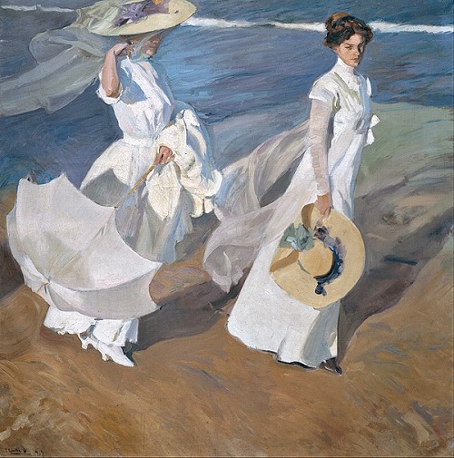 Paseo por la playa, de Sorolla