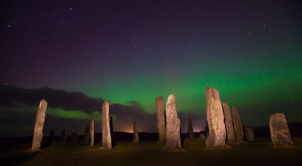 Auroras boreales en Escocia