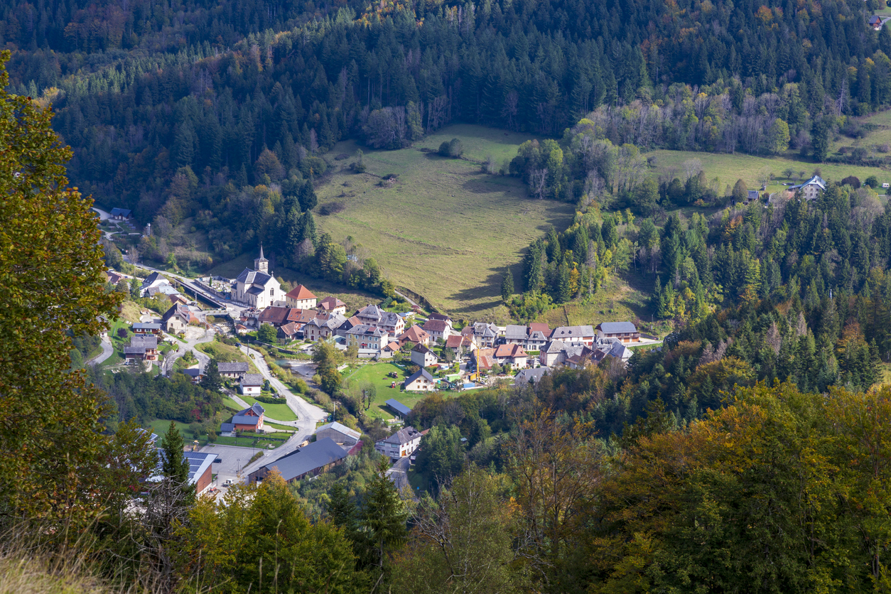 Vistas de Saint Pierre de Chartreuse (Francia)