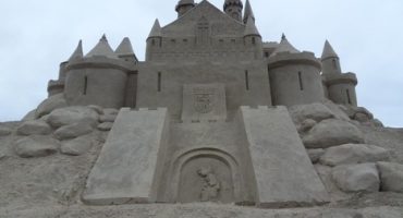 Castillos de arena en Lappeenrata, Finlandia