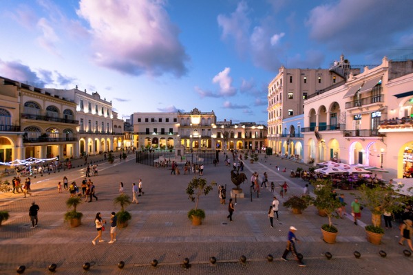 Plaza Vieja, en La Habana (Cuba)
