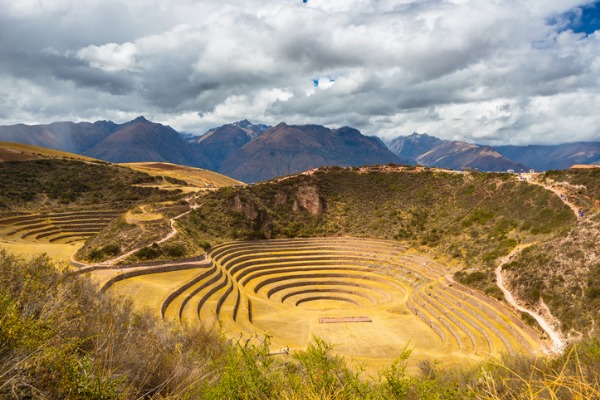 Terrazas circulares en Moray