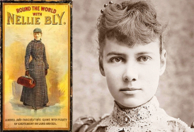 Fotografía e ilustración publicitaria de Nellie Bly