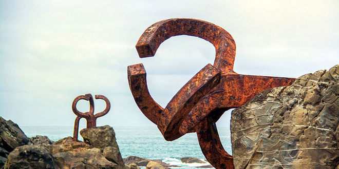 Peine del Viento, obra de Eduardo Chillida