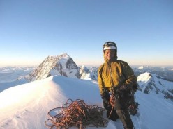 Sophia Danenberg en la cima del Everest