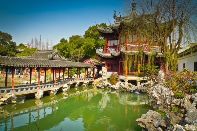 Jardines de Yuyuan, en Shangai