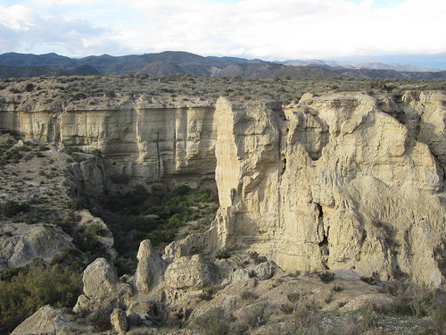 Desierto de Tabernas, en Almería