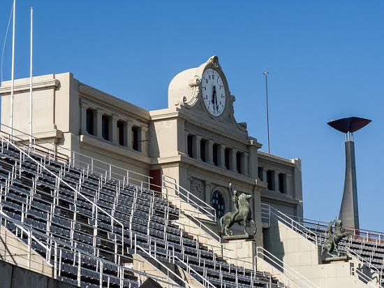 Imagen del exterior del Estadio Olímpico de Montjuïc