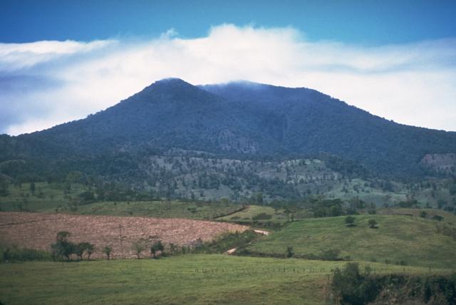 Uno de los volcanes de Costa Rica