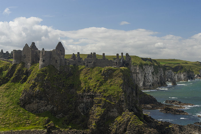 Castillo de Dunluce en el Condado de Antrim
