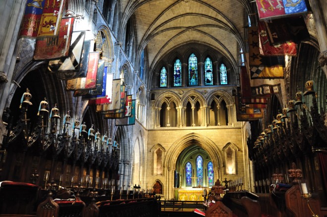 Interior de la Catedral de San Patricio de Dublín