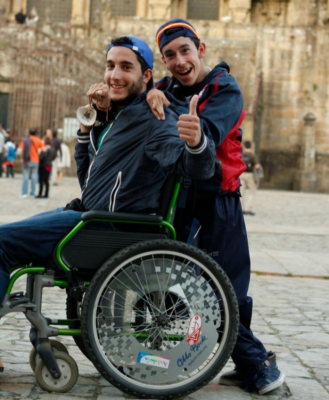 Oliver y Juan Luis en Santiago