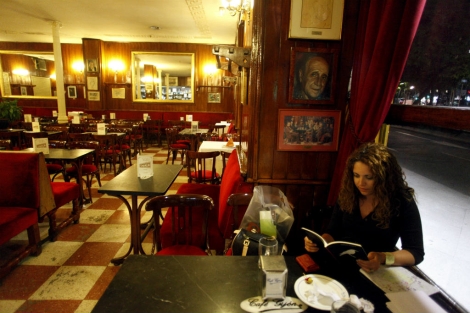 Interior del Café Gijón