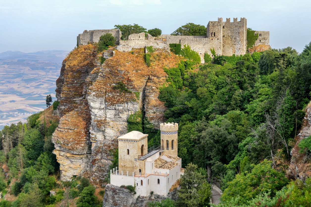Fortaleza de Erice, en Sicilia