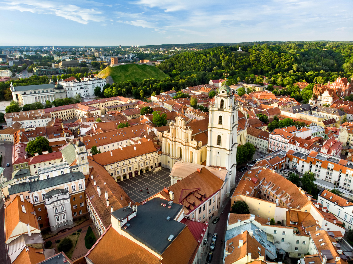 Vistas del centro de Vilna
