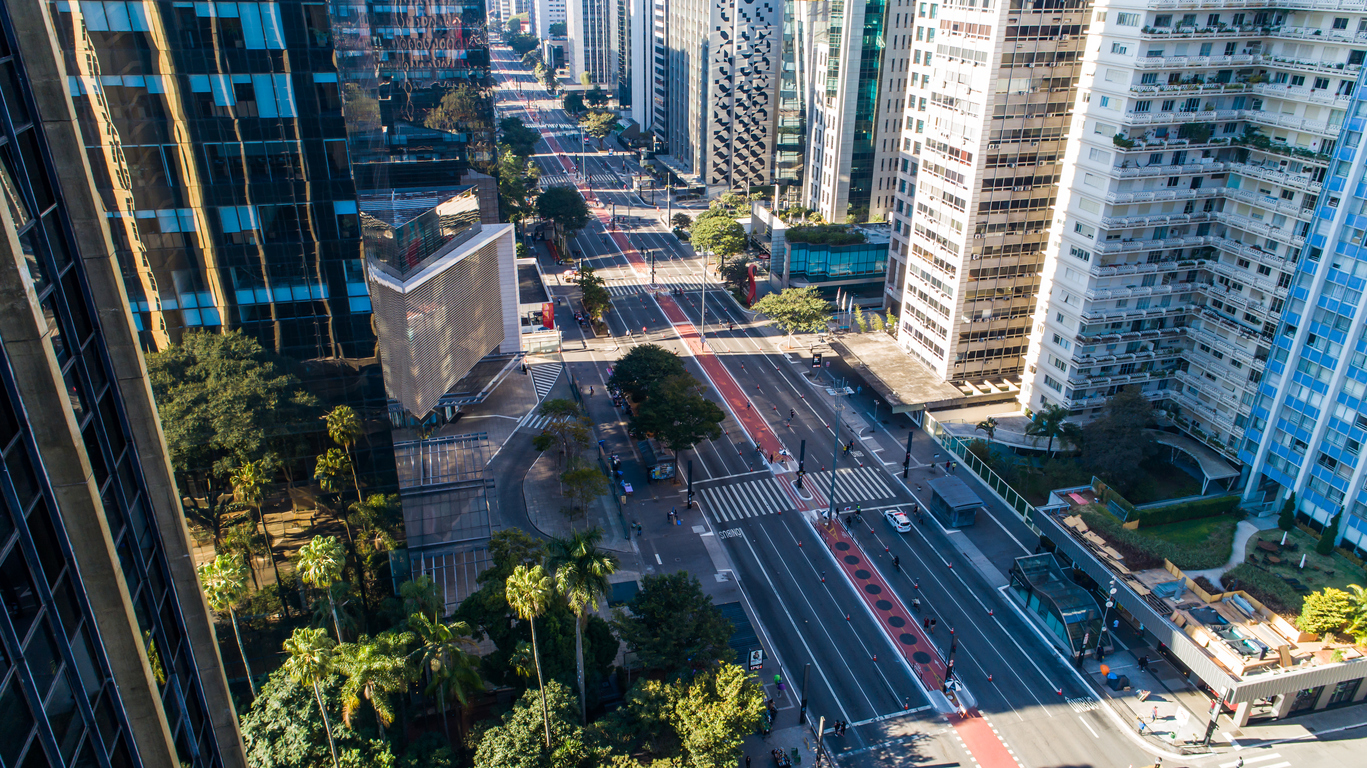 Vista aèrea de la Avenida Paulina