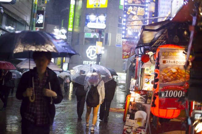 Tifón en Japón