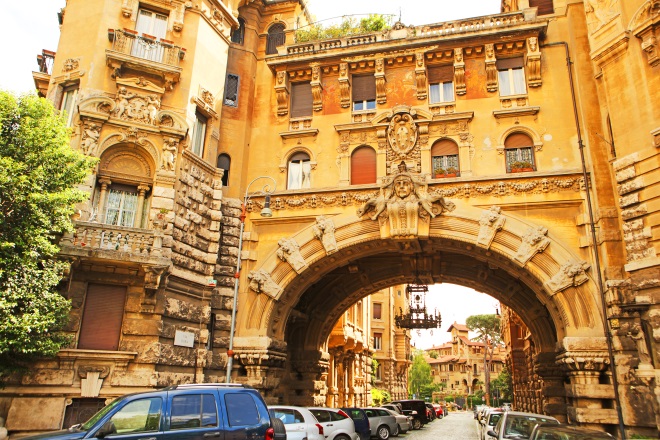 Barrio Coppedè, en Roma
