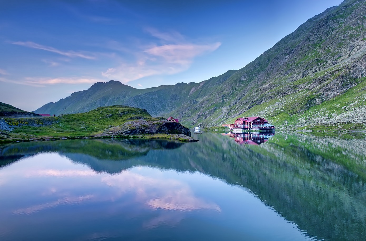 Lago Balea, en Rumanía