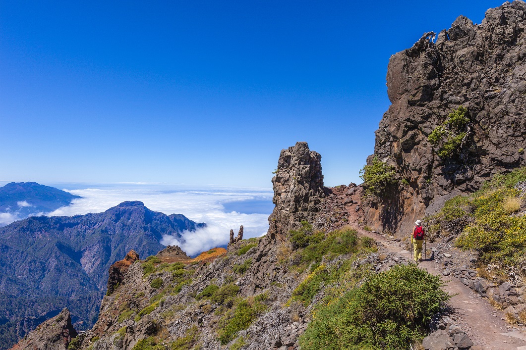 Parque Nacional de la Caldera de Taburiente, en la Palma (Islas Canarias)