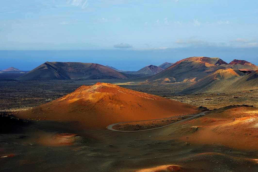 Parque Natural de Timanfaya, en Lanzarote (Islas Canarias)