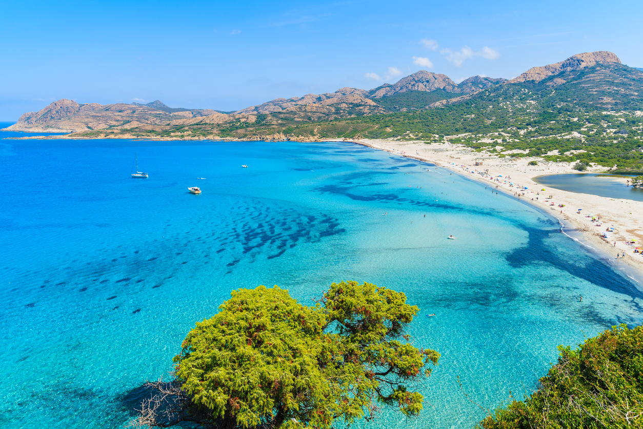 Playa de Costriconi, en Córcega
