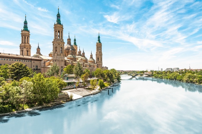 La Basílica del Pilar, en Zaragoza
