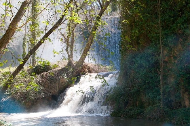 Parque del Monasterio de Piedra, en Nuévalos