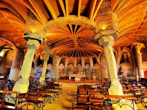 Cripta de Gaudí, en la Colonia Güell