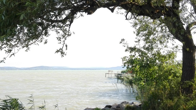 Lago Balaton, en Hungría