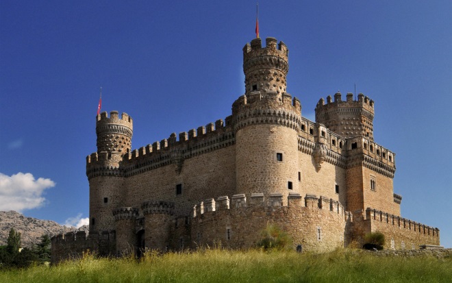 Castillo de los Mendoza, en Manzanares del Real (Madrid)