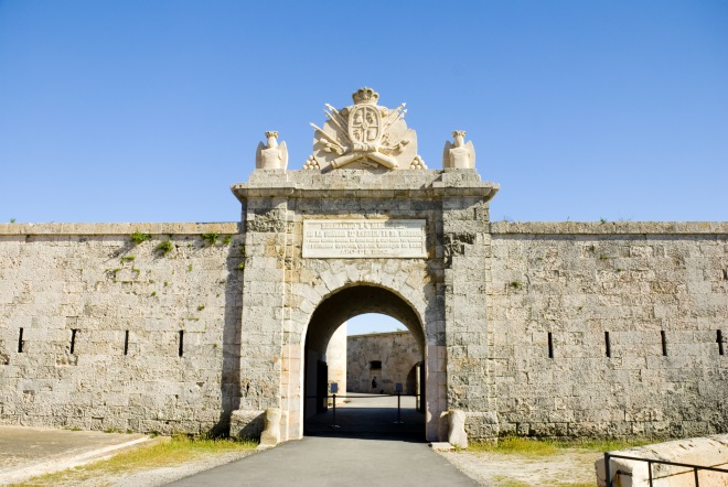 Fortaleza de la Mola, en Menorca