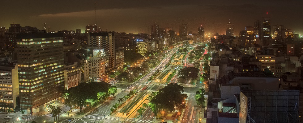 El área de Microcentro, en Buenos Aires