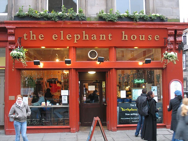 The Elephant House, en Edimburgo