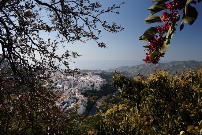 El pueblo de Frigiliana, en la localidad de Málaga