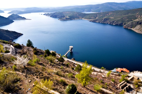 El embalse de El Atazar, en Madrid