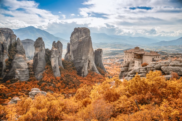 Meteora, en Grecia