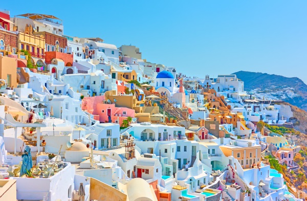 Santorini, en Grecia