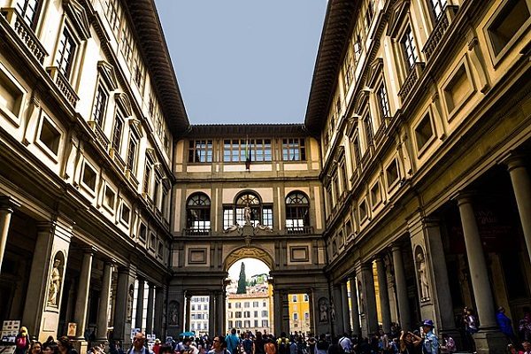 La Galleria degli Uffizi, en Florencia