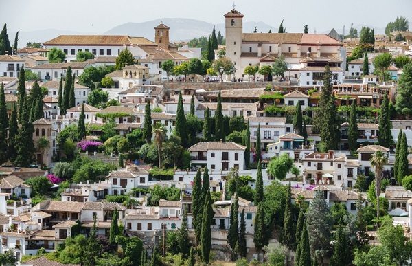 Barrio de Albaicín, en Granada
