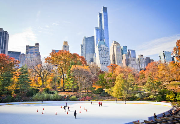 Pista de hielo en Central Park (Nueva York)