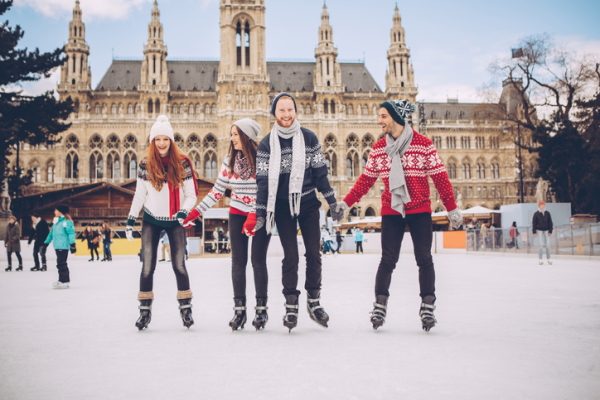 Pista de hielo en Viena