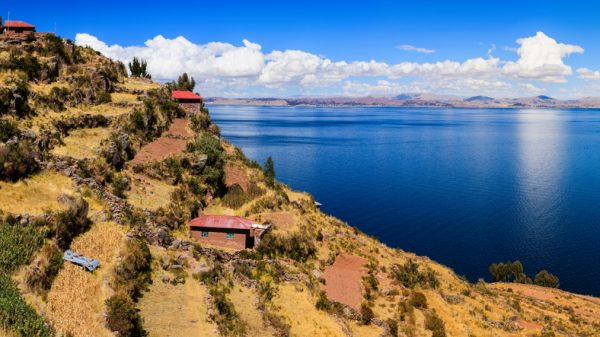 Taquile, isla en el Lago Titicaca (Perú)