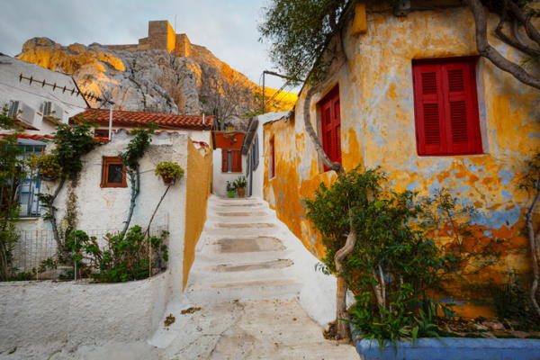 Barrio de Anafiotika, en Atenas