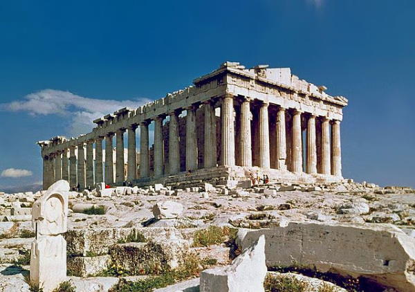Partenón, en la Acrópolis (Atenas)