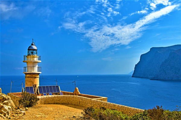 Rutas de los faros en Dragonera (Baleares)