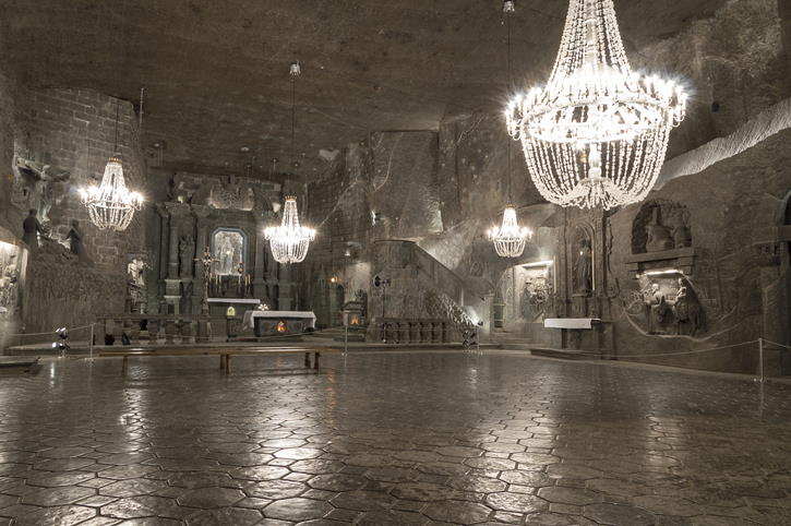 Minas de sal de Wieliczka, cerca de Cracovia