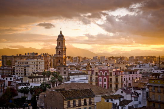 Panorámica de Málaga